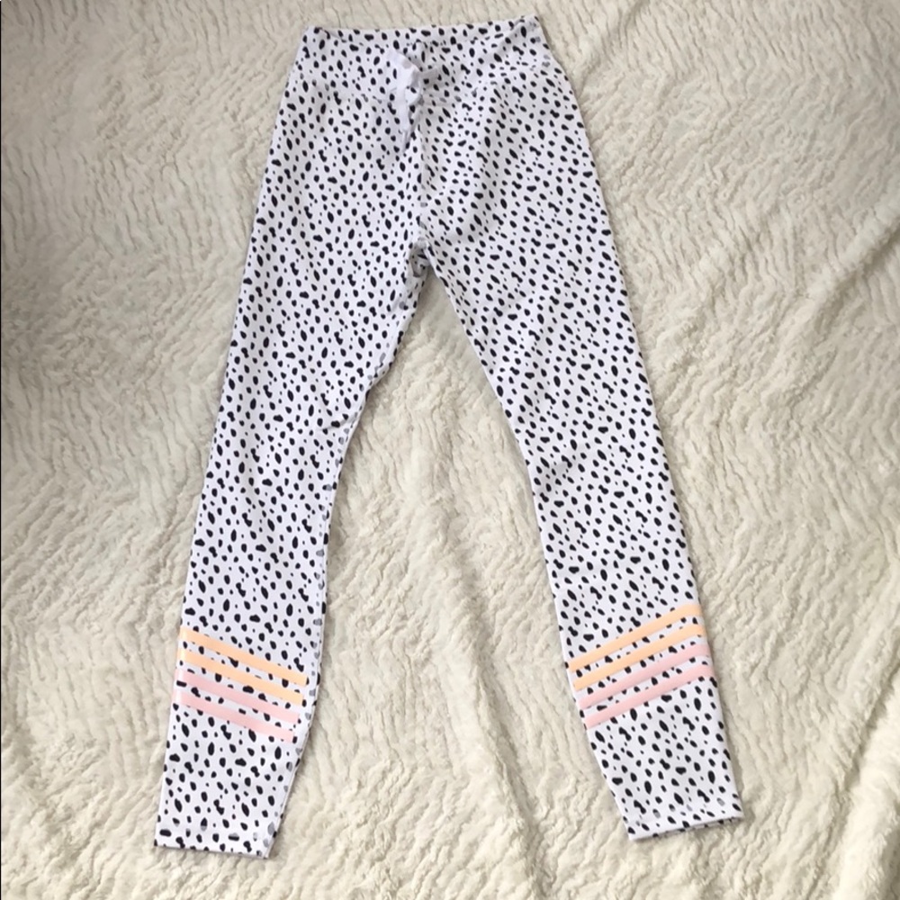 Sarah’s Day x WFA white Dalmatian cropped legging